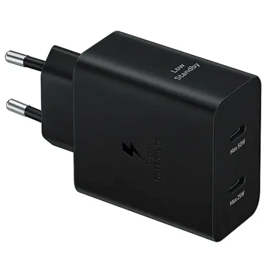 Samsung Fast USB-C Port/Cable-Type C Low Standby 50W EP-T5020XBEGRU Black