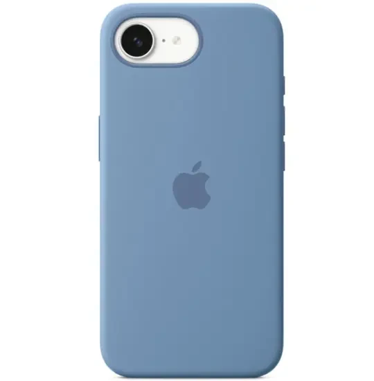 Apple Iphone 16e case Silicone Case MD3Q4ZM/A Winter Blue