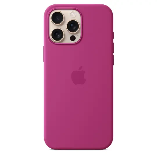 Apple Iphone 16 Pro Max case Silicone Case with MagSafe MYYX3ZM/A Fuchsia