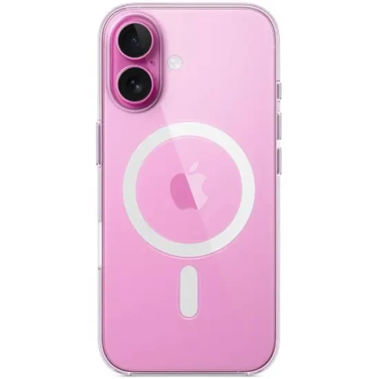 Apple Iphone 16 case Silicone Case with MagSafe MA6A4ZM/A Clear