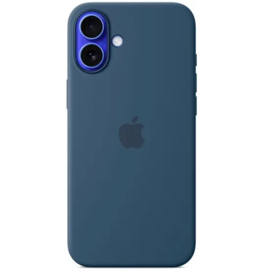 Apple Iphone 16 Plus case Silicone Case with MagSafe MYYA3ZM/A Denim