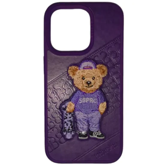 Iphone 14 Pro case Polo Santa Barbara Bear SB-IP14SPCRT-P6.1PUR Purple