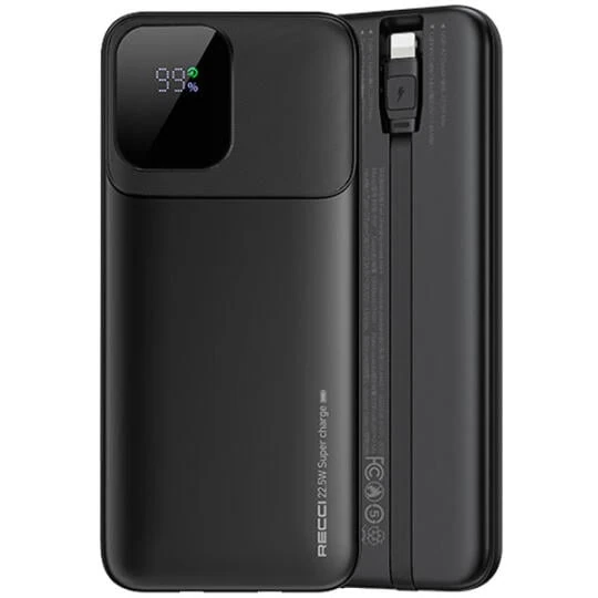 Recci RPB-P67 10000 mAh Black