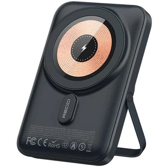 Recci Mechanic RPB-W08C Wireless 10000 mAh Black