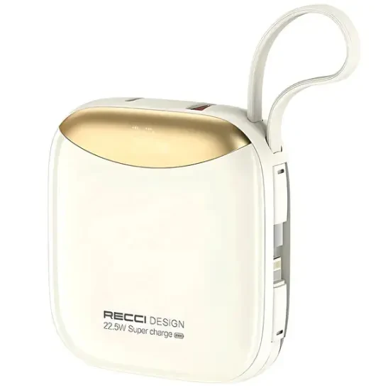 Recci High Power RPB-P46 10000 mAh Beige