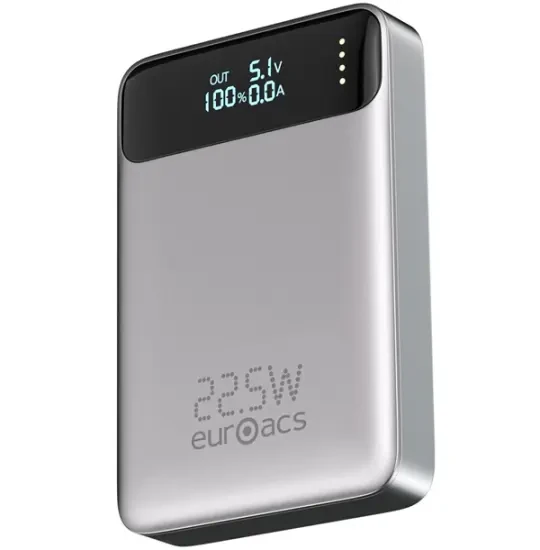 Euroacs 22.5W Wireless UE-PB11 10000 mAh Gray