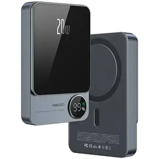 Recci Matrix Wireless RPB-W16 10000 mAh Gray