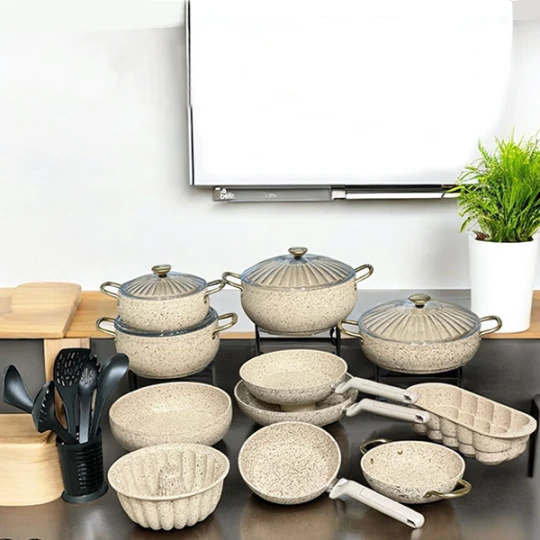 SHOSMAN QAZAN DƏSTİ 20 PARÇA GRANİT 5759