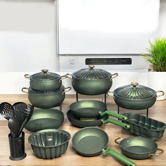 SHOSMAN QAZAN DƏSTİ 20 PARÇA GRANİT 5762