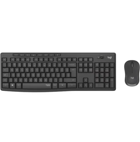 Logitech MK295 Wireless Keyboard+Mouse Black