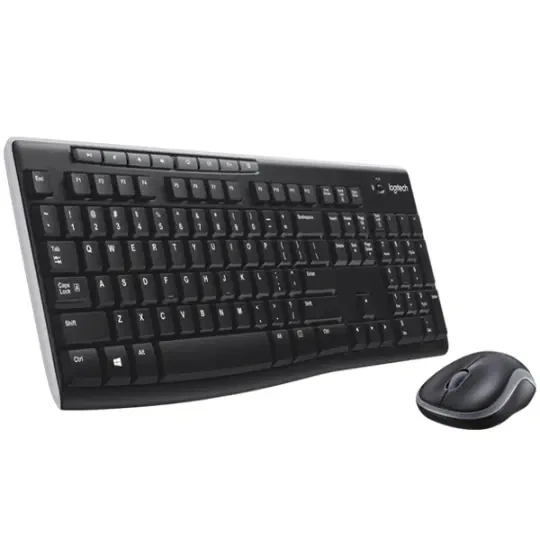Logitech MK270 Wireless Keyboard+Mouse Black