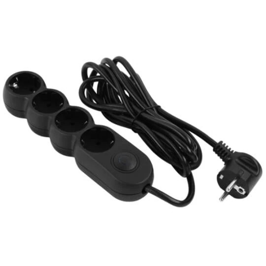 2E Power Socket 2E-U04VESM3BK Black