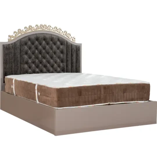 Woodpecker Röya Çarpayı - Bazalı Krem qızılı