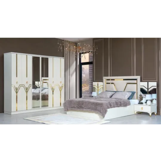 Woodpecker Fiona Yataq Dəsti Krem qızılı