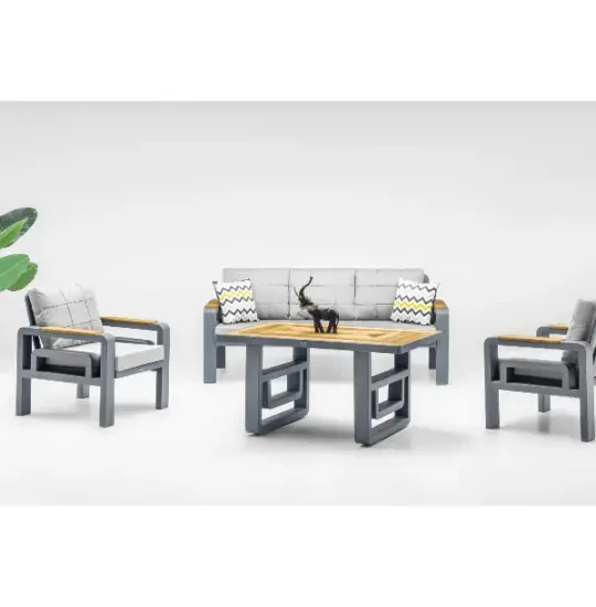 Terazzi Napoli Alüminyum Oturma Grubu