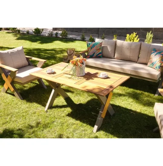 Terazzi Lotus Oturma Grubu  Cappuccino