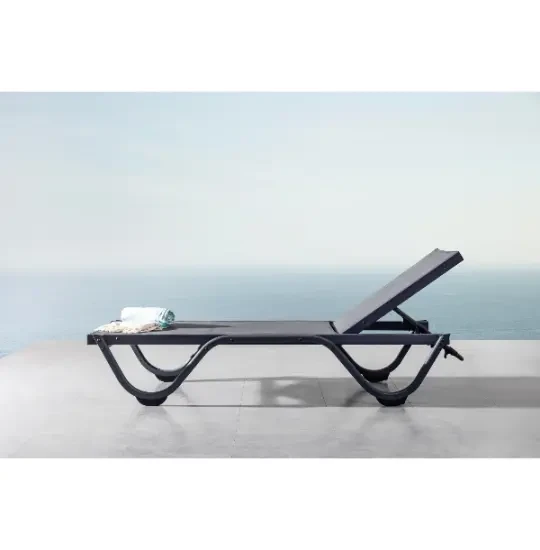 Terazzi Gala Qolsuz Şezlong Antrasit