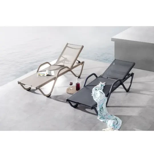 Terazzi Gala Kollu Şezlong