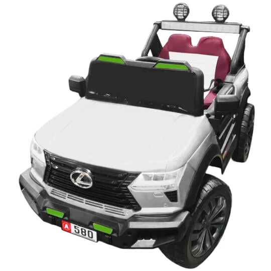 Uşaqlar üçün elektromobil 580 White