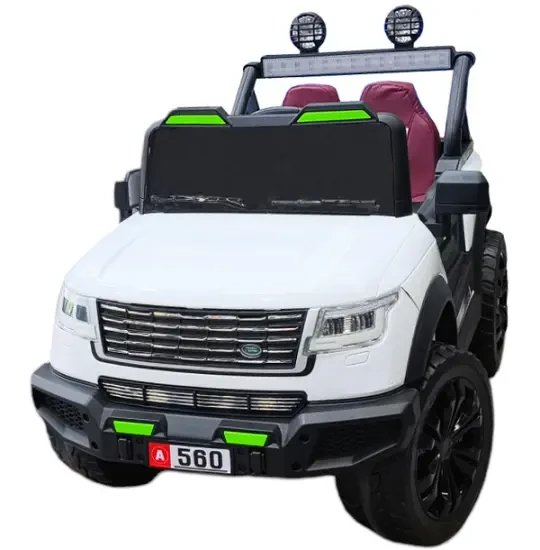 Uşaqlar üçün elektromobil 560 White