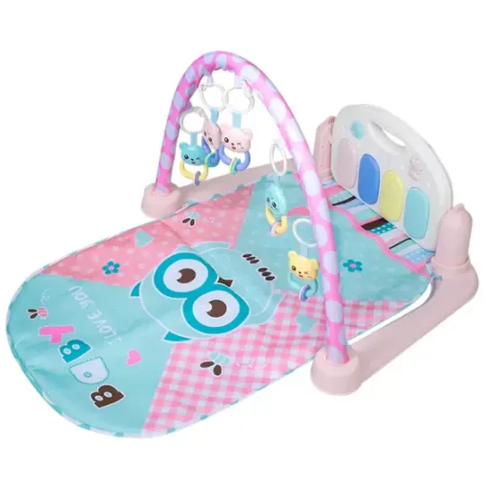 Carpet for Children Baby`s Piano Gym Mat 9905B Pink