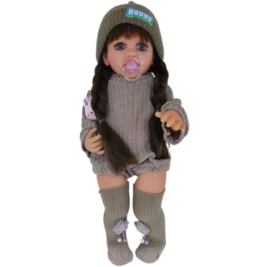 Doll Yeez Wood JX299 Сlothes Wool Body Brown