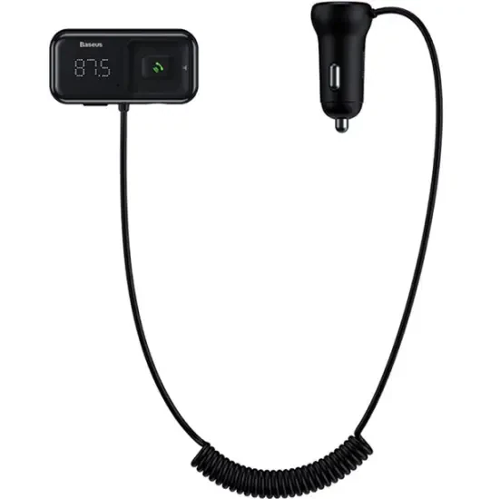 Baseus Car Charge T-Typed S-16 Dual USB CCTM-E01 Black