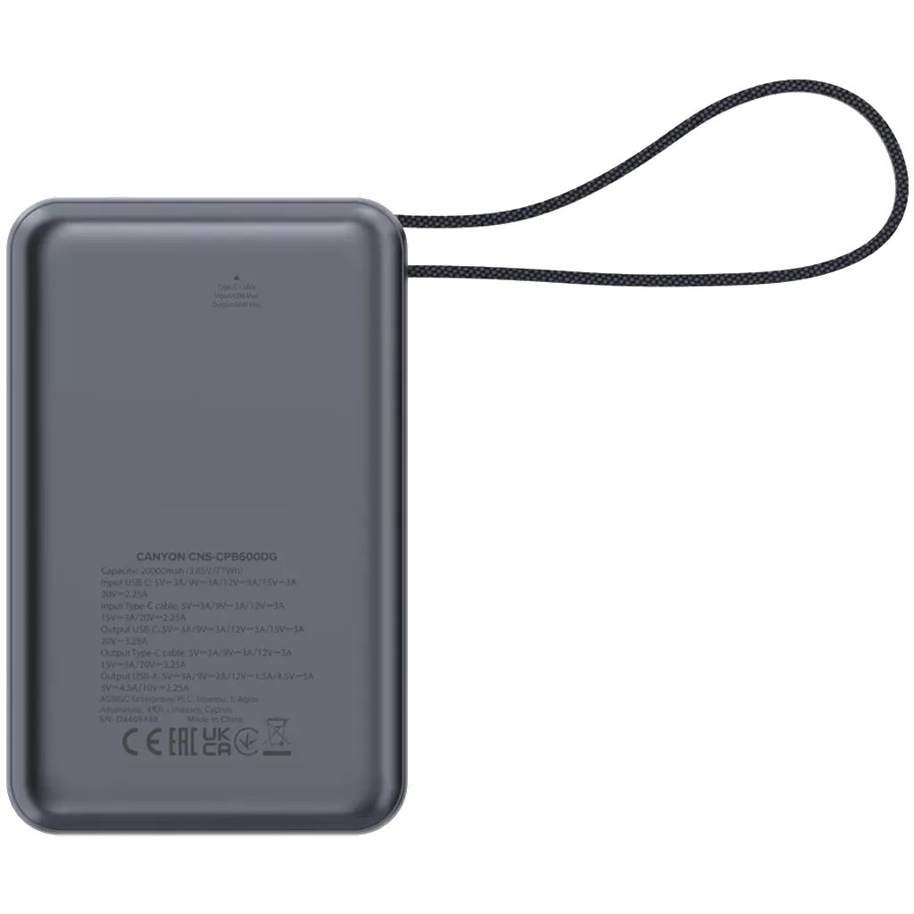 Canyon OnPower 600 CNS-CPB600DG 20000 Dark Gray