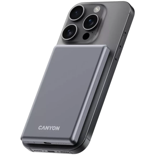 Canyon Wireless Magnetic OnPower 505 CNS-CPB505DG 5000 mAh Dark Gray