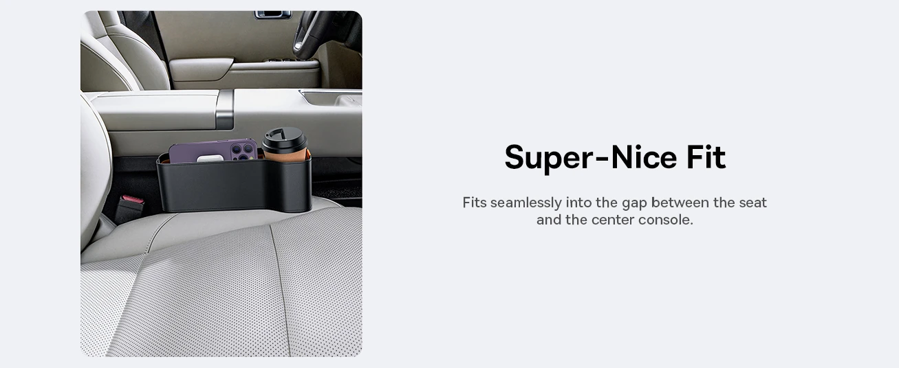 Baseus OrganizeFun Series Car Console Storage Orqanizer C20256502111-00 Black