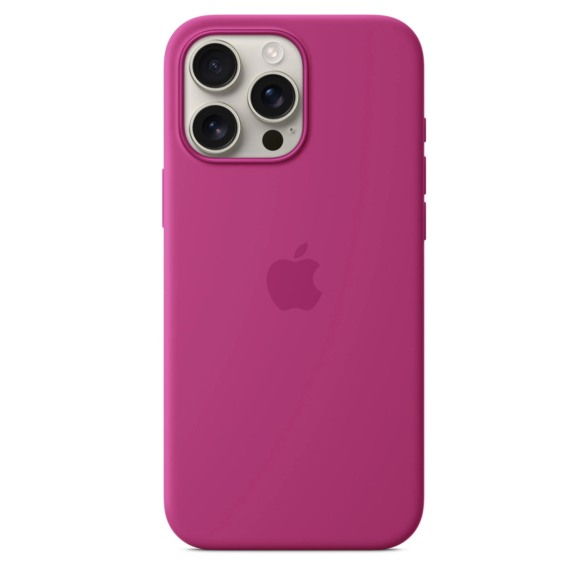 Apple Iphone 16 Pro Max case Silicone Case with MagSafe MYYX3ZM/A Fuchsia