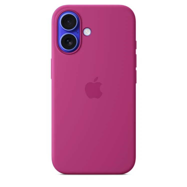 Apple Iphone 16 case Silicone Case with MagSafe MYY53ZM/A Fuchsia