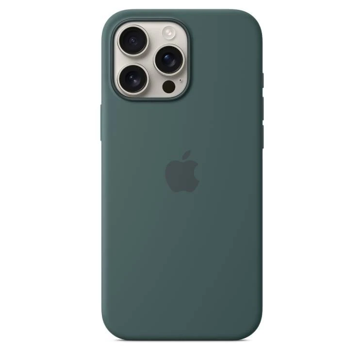 Apple Iphone 16 Pro Max case Silicone Case with MagSafe MA7V4ZM/A Lake Green