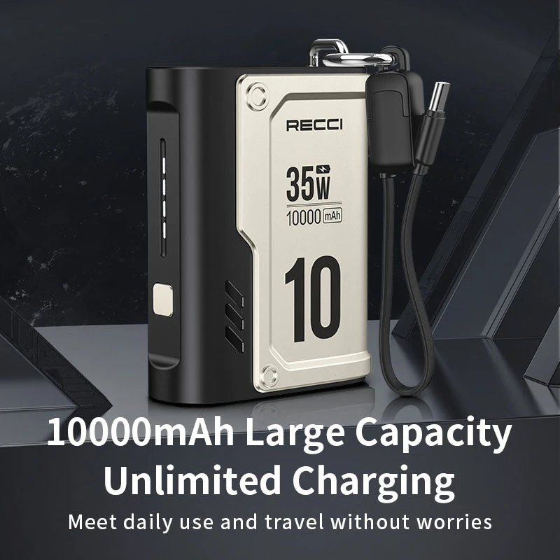 Recci RPB-P57 10000 mAh Black