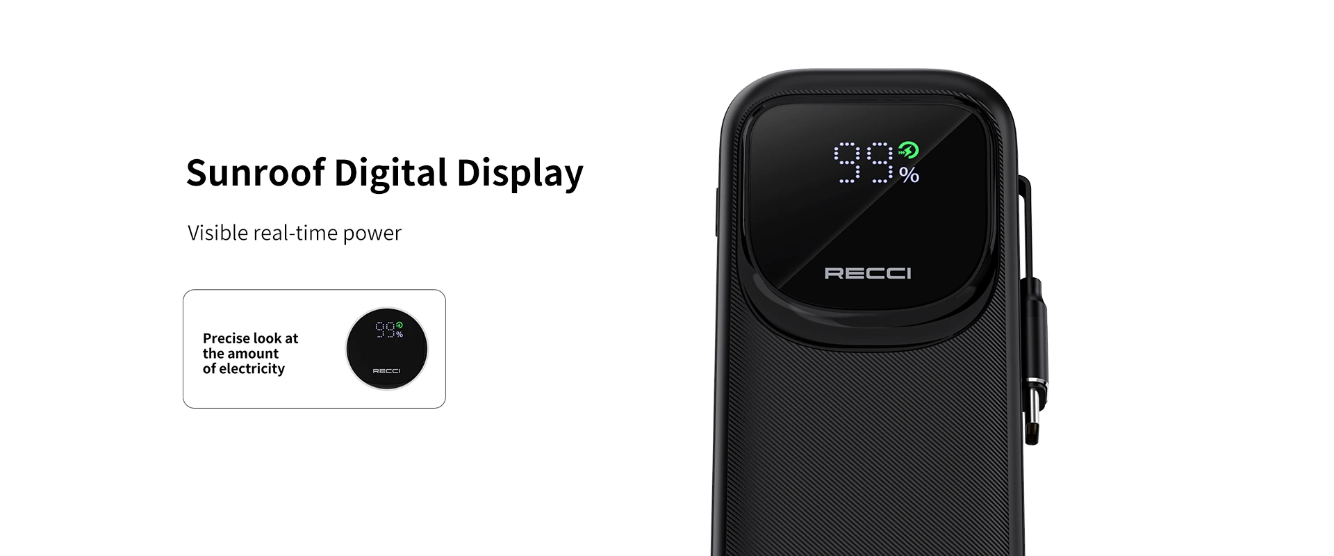 Recci RPB-P47 10000 mAh Black