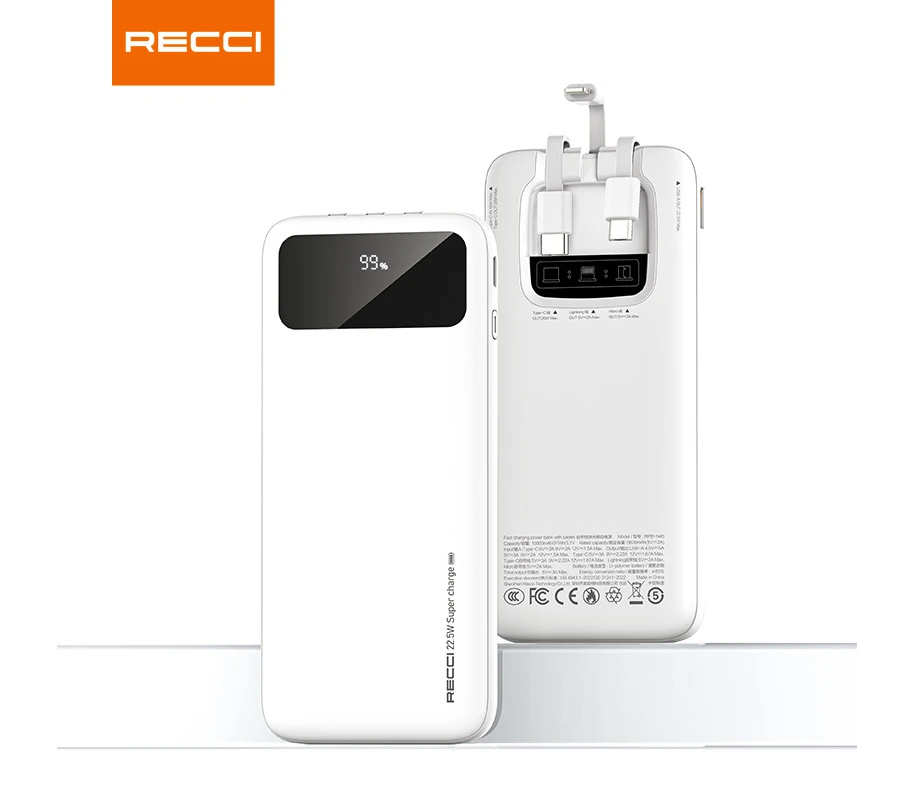 Recci Nature RPB-N45 10000 mAh White