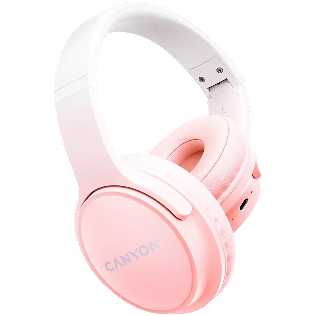 Canyon Over-Ear Headphones OnRiff 4 CNS-CBTHS4P Pink
