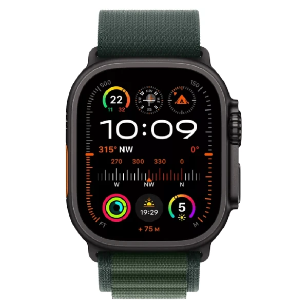 Apple Watch Ultra 2 49mm Dark Green Alpine Loop