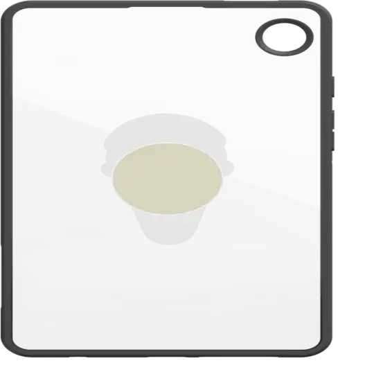 Samsung Galaxy Tab A9 Case with Holder Ice Cream GP-FPX115AMBAW Clear