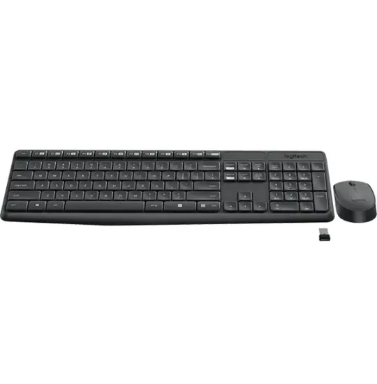 Logitech MK235 Wireless Keyboard+Mouse Black