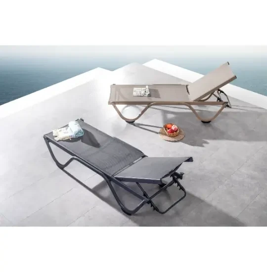 Terazzi Gala Kolsuz Şezlong Cappuccino