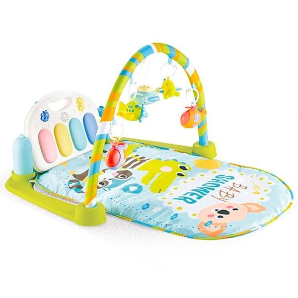 Carpet for Children Baby`s Piano Gym Mat 9905A Green