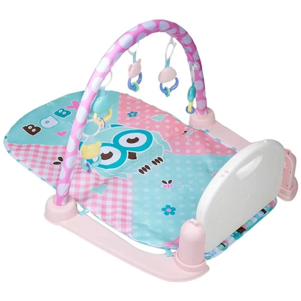 Carpet for Children Baby`s Piano Gym Mat 9905B Pink