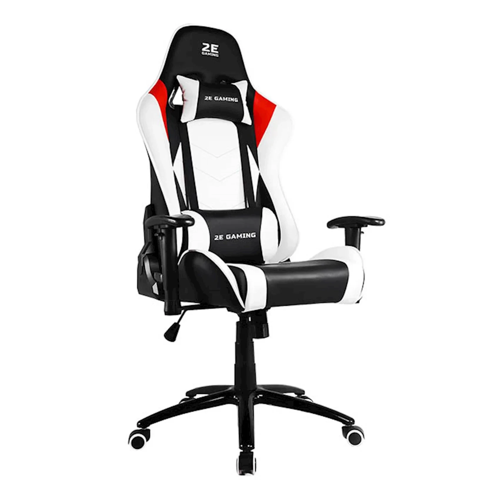 2E Gaming Chair 2E-GC-BUS-BKRD Bushido White&Black