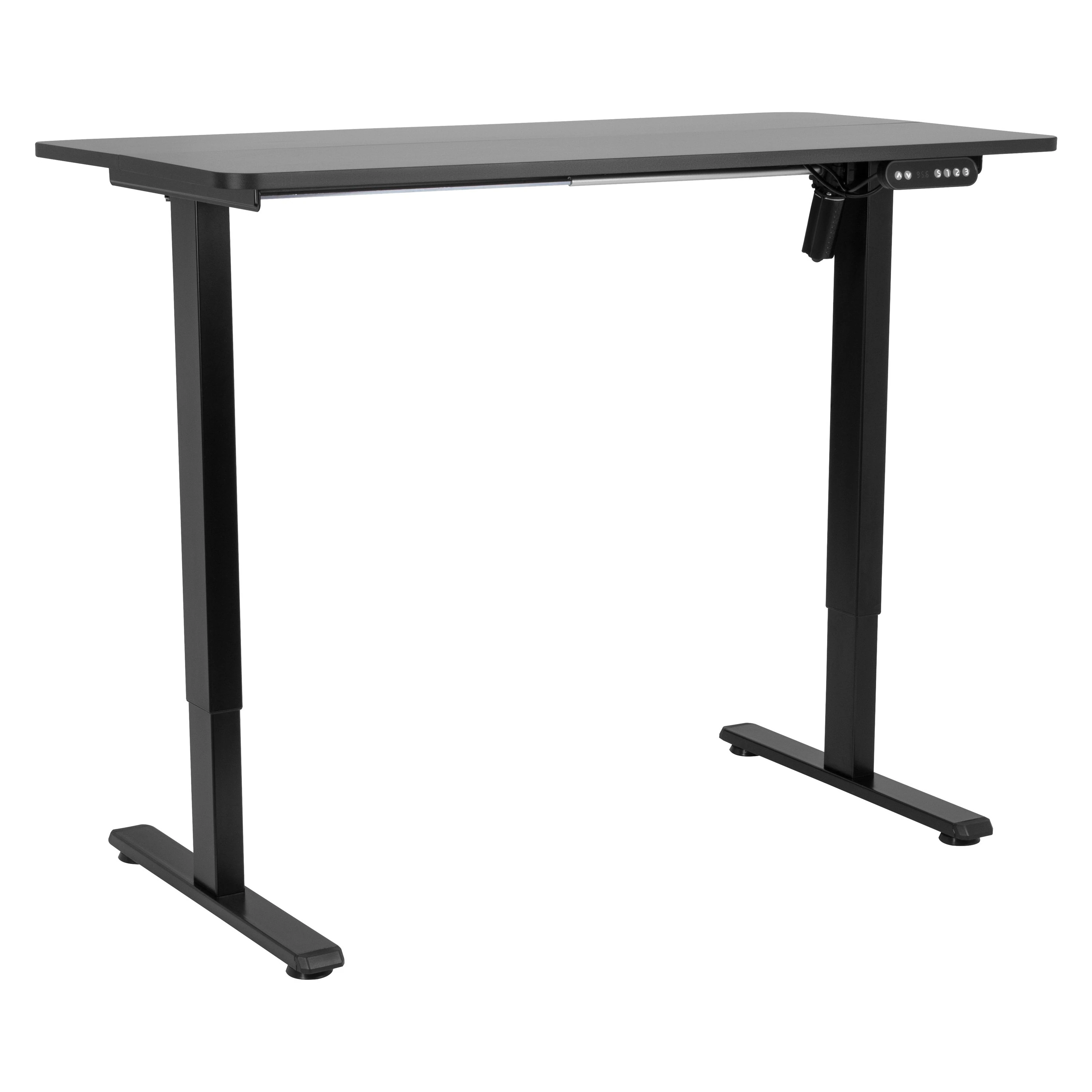 2E Computer Table with Height Adjustment 2E-CE120B-MOTORIZED Black