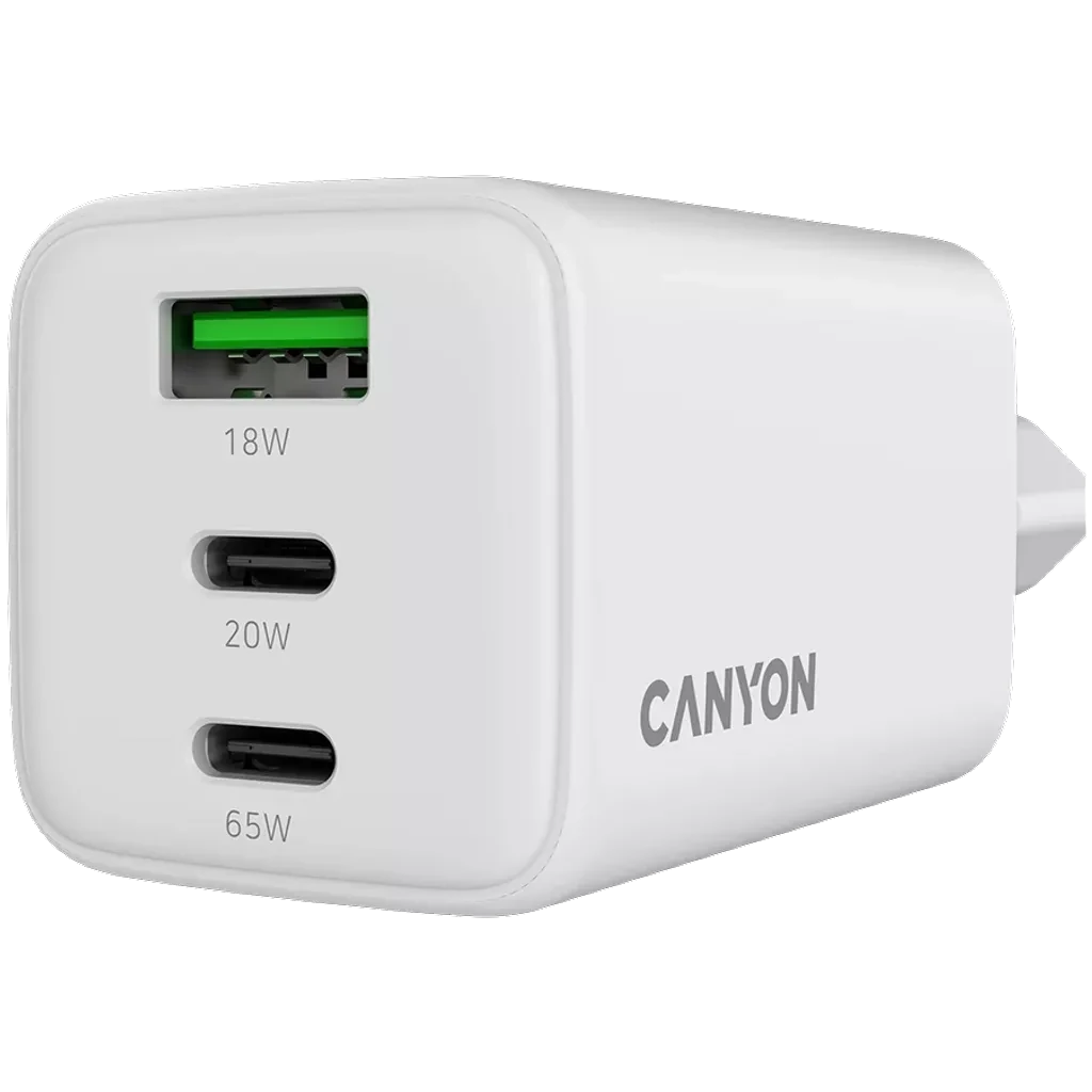 Canyon GaN Fast Charge CU-65ACC 65W White