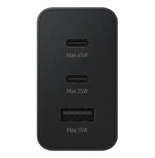 Samsung USB-C x2/USB-A Trio 65W EP-T6530NBEGRU Black