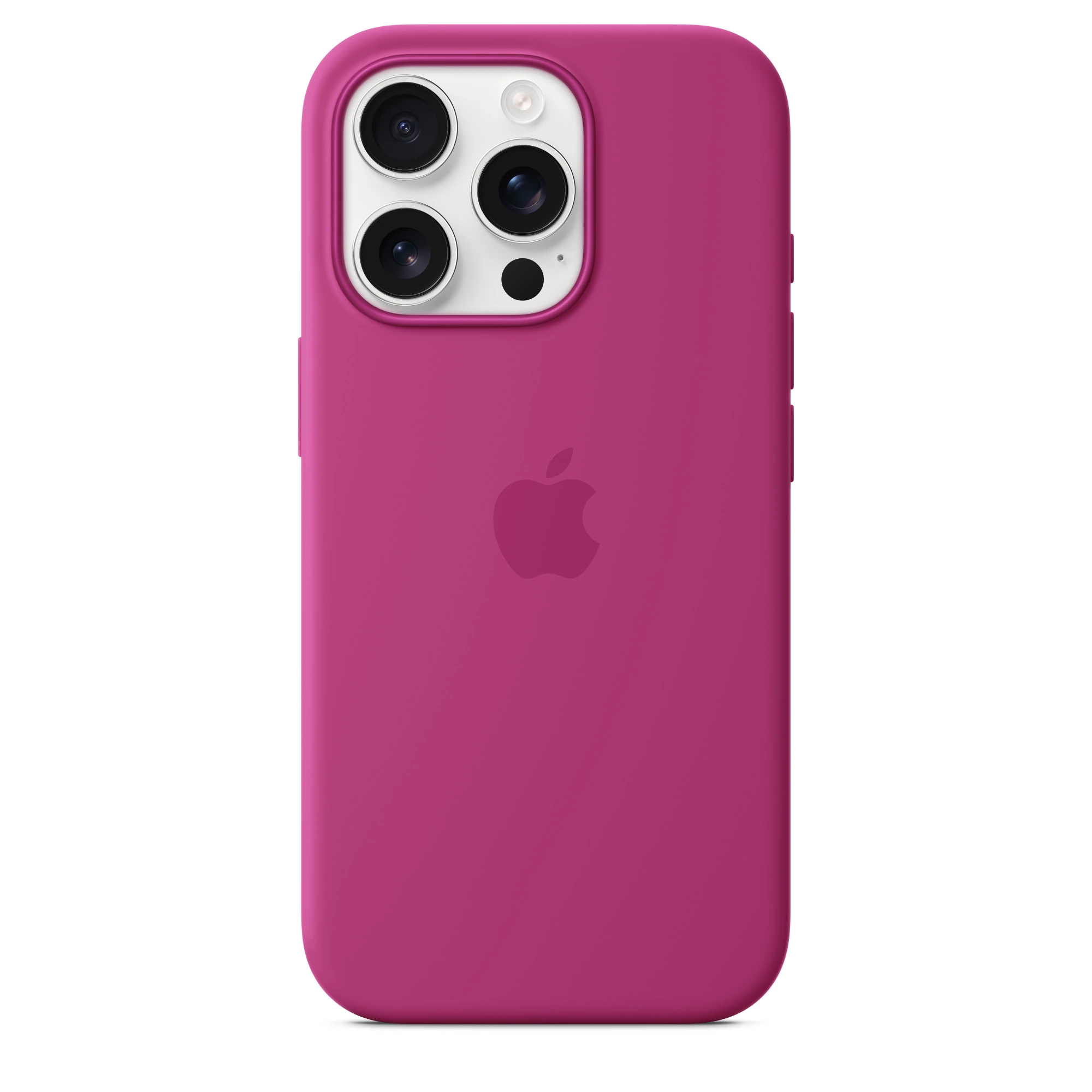 Apple Iphone 16 Pro case Silicone Case with MagSafe MYYN3ZM/A Fuchsia