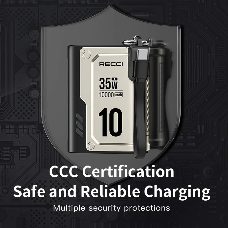 Recci RPB-P57 10000 mAh Black