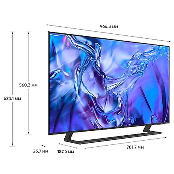 Samsung 43" Crystal UHD DU8500 4K Smart TV (2024)  (UE43DU8500UXRU)